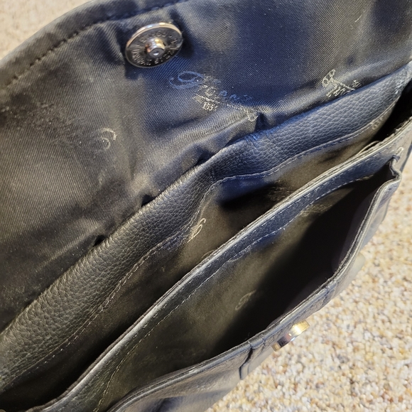 Vintage Fossil Bag Gray 75082 Genuine Leather - Picture 10 of 11